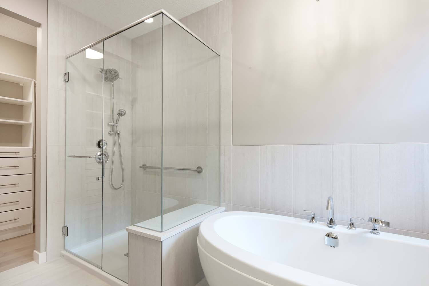 90 degree custom shower calgary