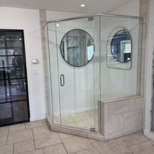 frameless shower door showroom