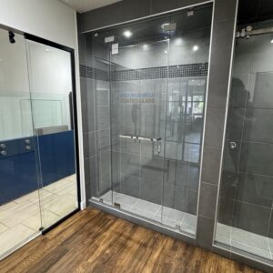 steam shower door calgary